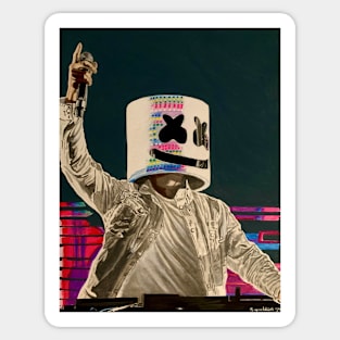 Marshmello DJ Sticker